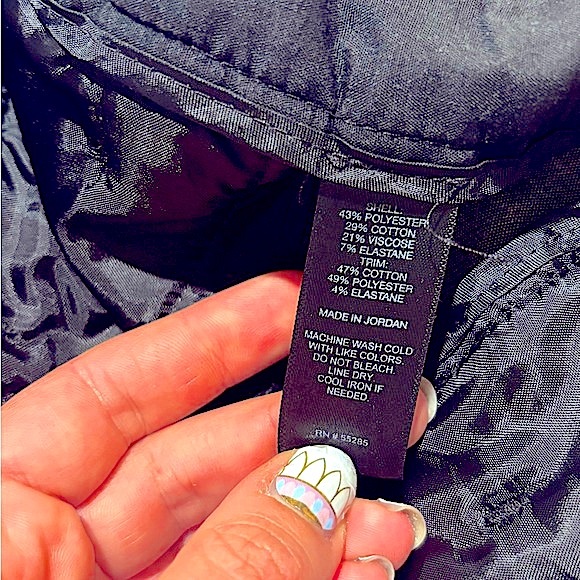 Express Gray & Black Stretchy Boot Cut trousers—Must return to office? Be comfy! - Picture 3 of 5